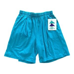 Vintage‎ Leggoons Shorts Mens M Blue Cotton 90s Skate Surf Streetwear